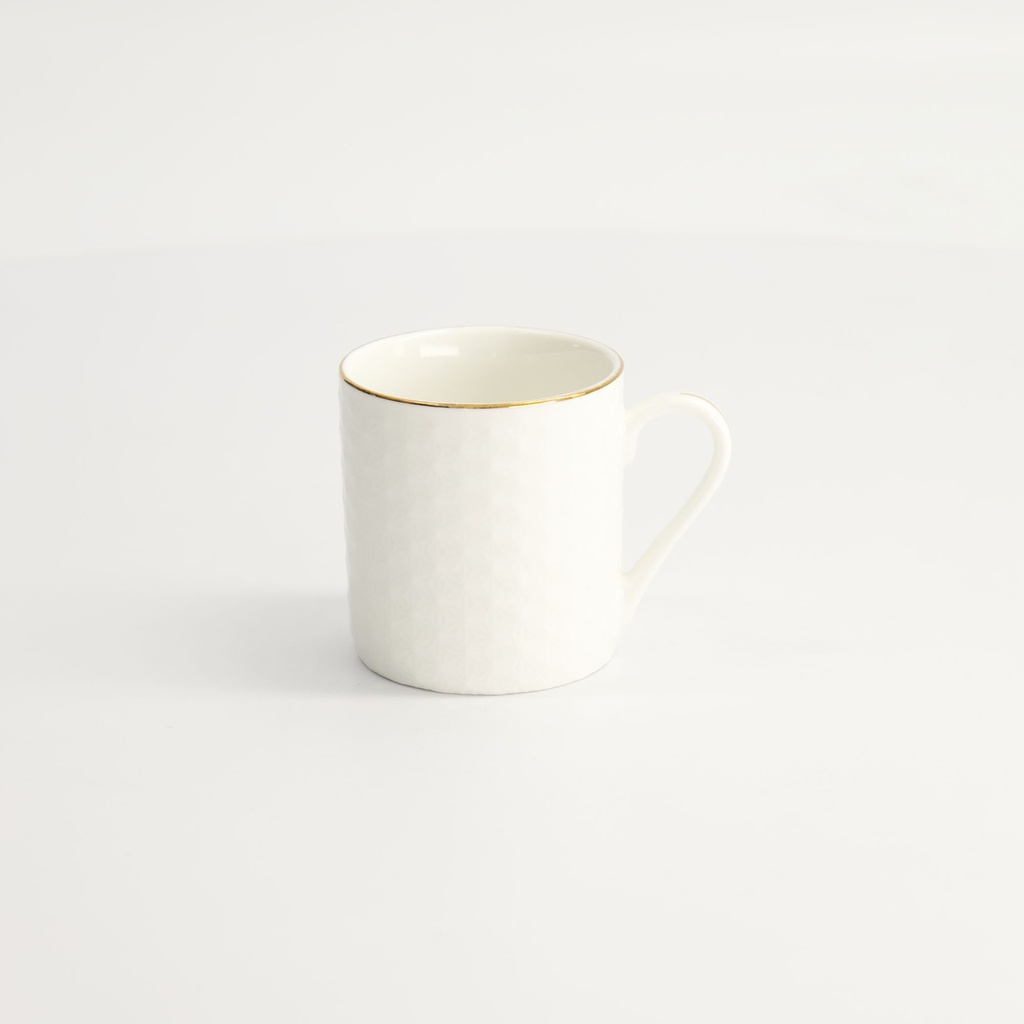 Nippon White Gold Rim Straight Cup Star 100ml 6/60