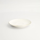 Nippon White Gold Rim Saucer 14.2x2.1cm (For Round Cup Lines 180ml) 16950 6/48
