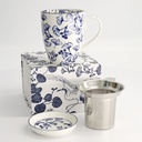 Flora Japonica Mug Giftset Gingko w/Strainer and Tea Tip 340ml 16976 1/24