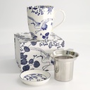 Flora Japonica Mug Giftset Crane w/Strainer and Tea Tip 340ml 16978 1/24