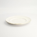 Nippon White Gold Rim Plate 23cm Stripe 3/36