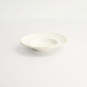 Nippon White Gold Rim Deep Plate 13cm 50ml Star 6/48
