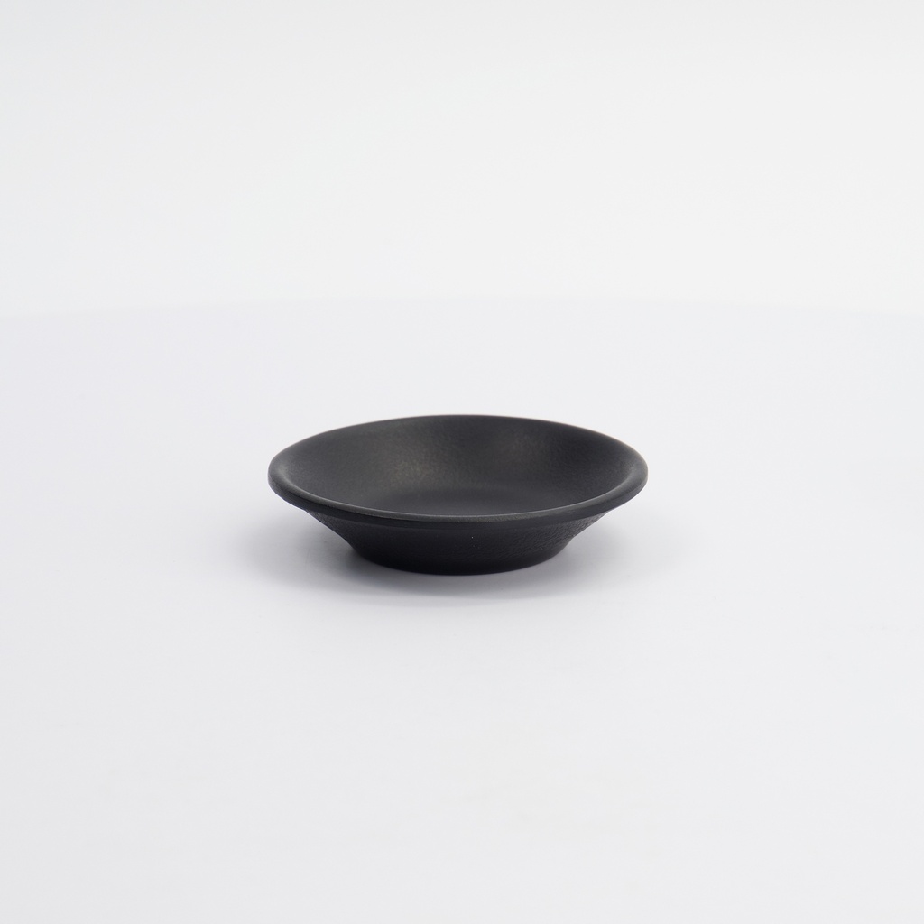 Melamine Zen Sauce Dish 8x1.6cm Black F52(A52) 24/288