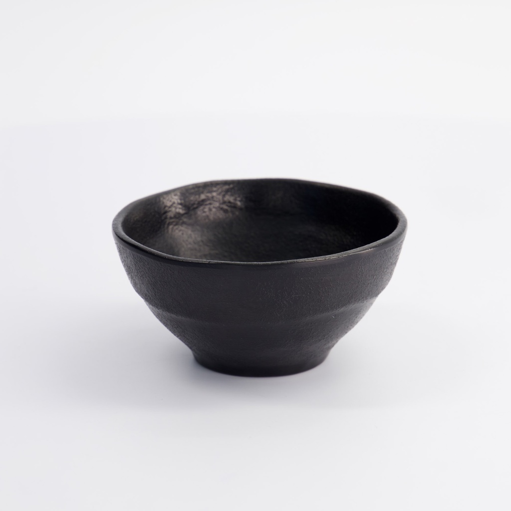 Melamine Zen bowl 11x5.4cm 250ml Black F21 12/96