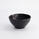 Melamine Zen bowl 11x5.4cm 250ml Black F21 12/96