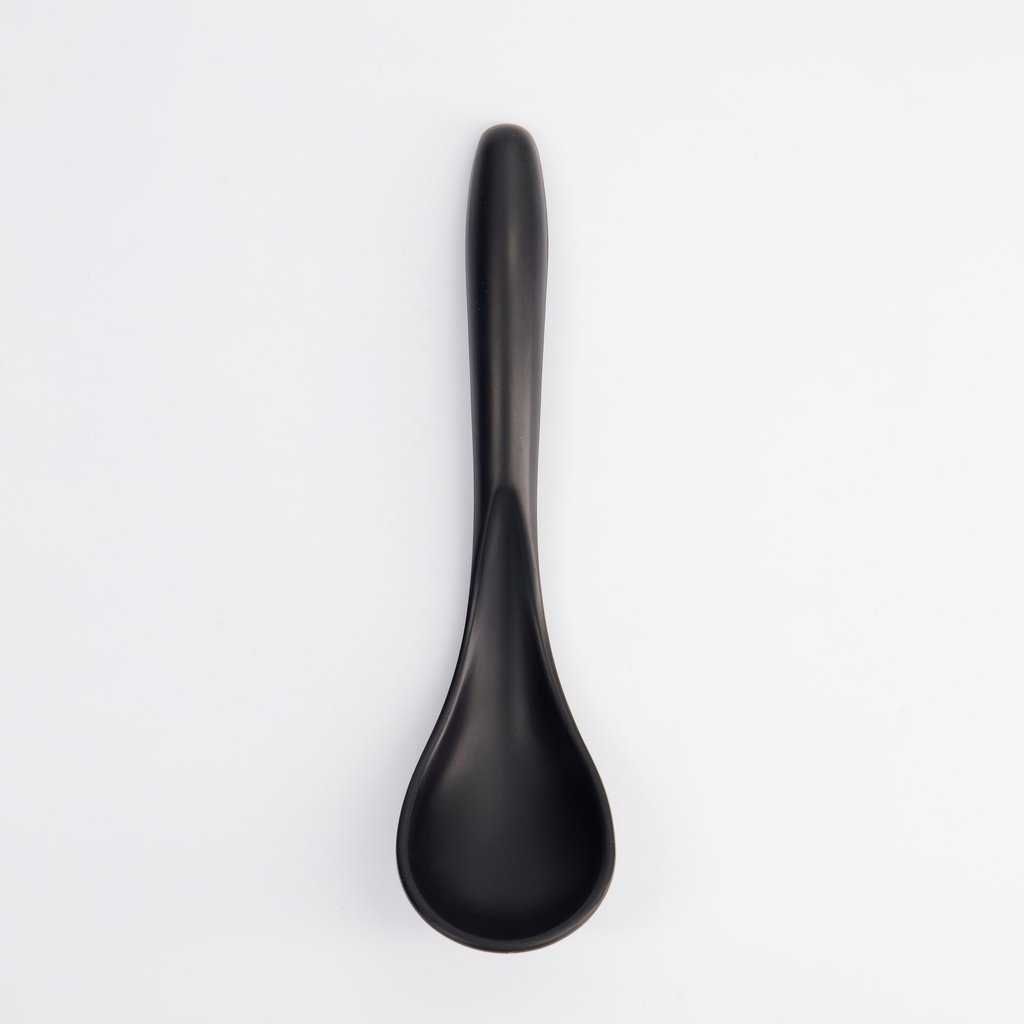 Melamine Zen Spoon 18.5cm Black 8207 48/576