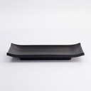 Melamine Zen Plate 22.5x9.5x3cm Black JWTR-19 12/72