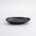 Melamine Zen Plate 18.4x11.4x2.8cm Black JW7307 24/144