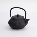 WY Tea Kettle Iron 13.5x11.5x8.5cm Arare 0.25L BLACK 1/12
