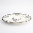 Skull Design Bald Skull Plate 28x2.3cm 20180 6/6