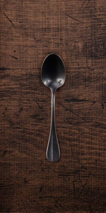CP Vintage Black Baguette Classic Dessert Spoon 15cm 557040 (N!)