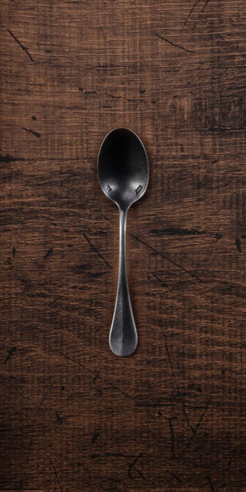 CP Vintage Black Baguette Classic Tea Spoon 13.5cm 557057 (N!)