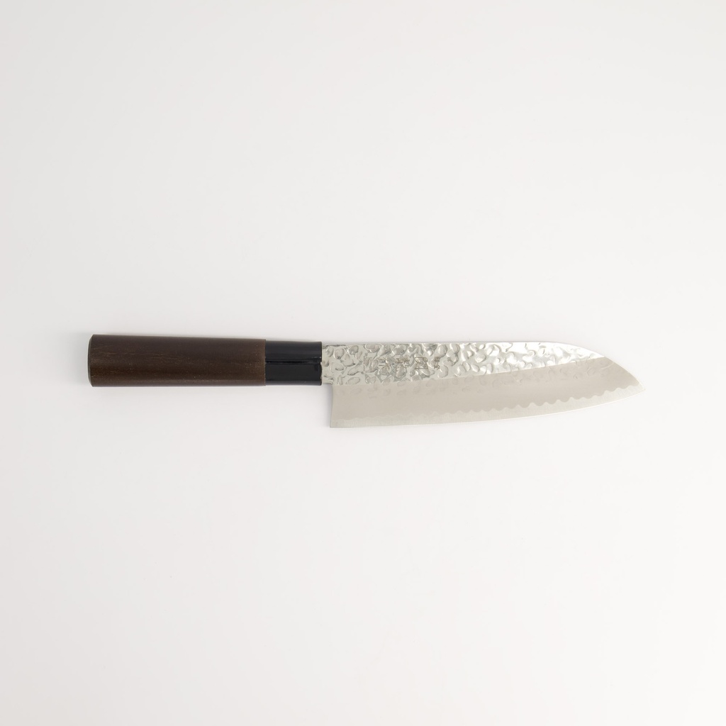 Knife Stainless Steel Santoku 16.5cm Hammered Style SRH100 1/60