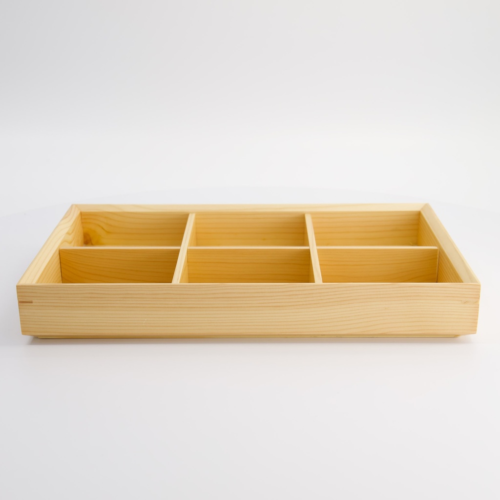 Bento Box Wood 33x22x4.5cm F12-3 1/20