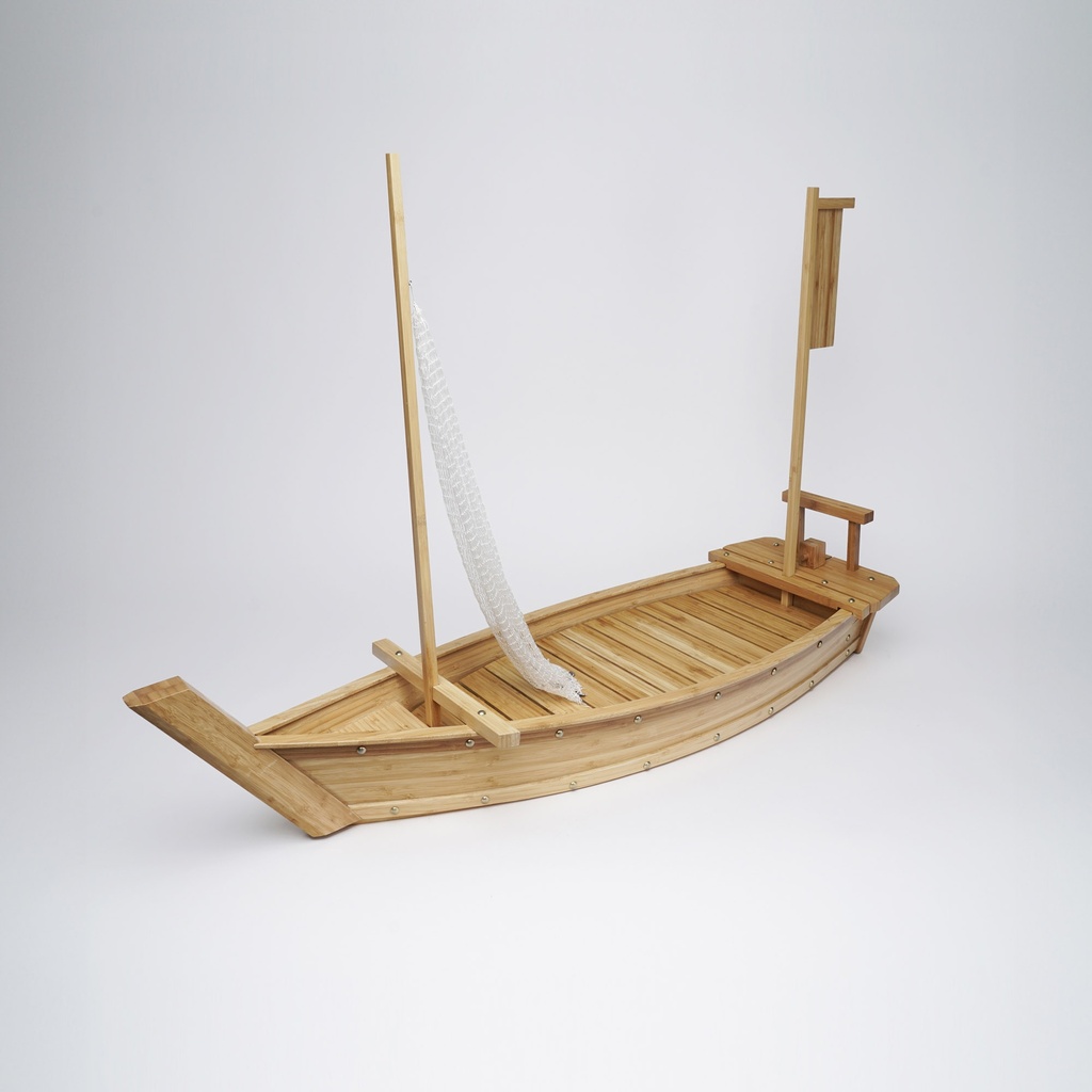 Bamboo Sushi Boat 90cm F3-90 1/4
