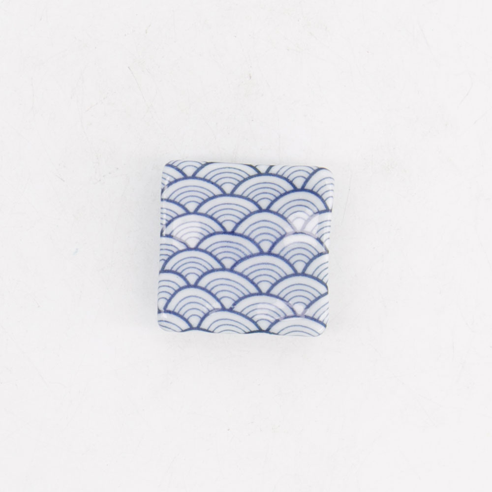 Chopsticks Rest Wave Blue D2-3 12/480