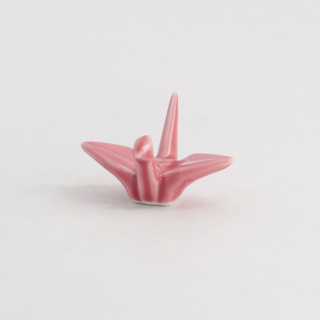 Chopsticks Rest Crane Pink D7-4 12/480