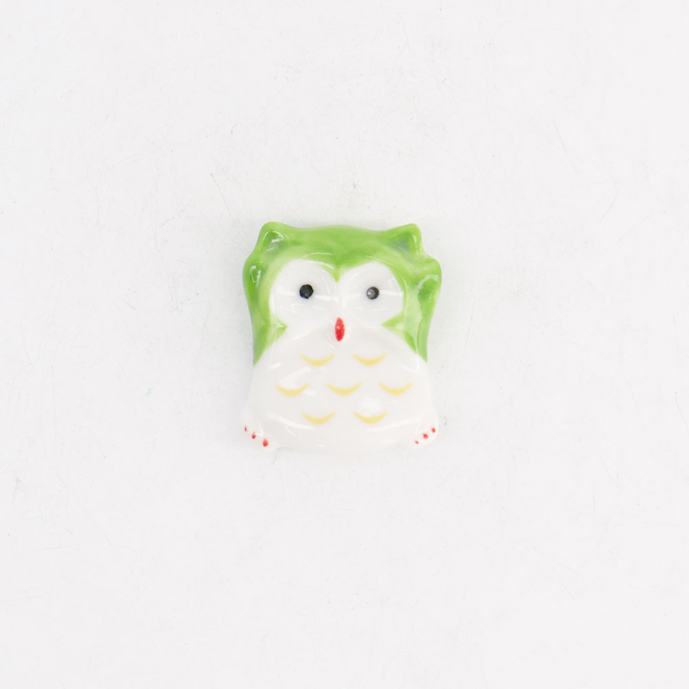 Chopsticks Rest Owl Green D17-3 12/480