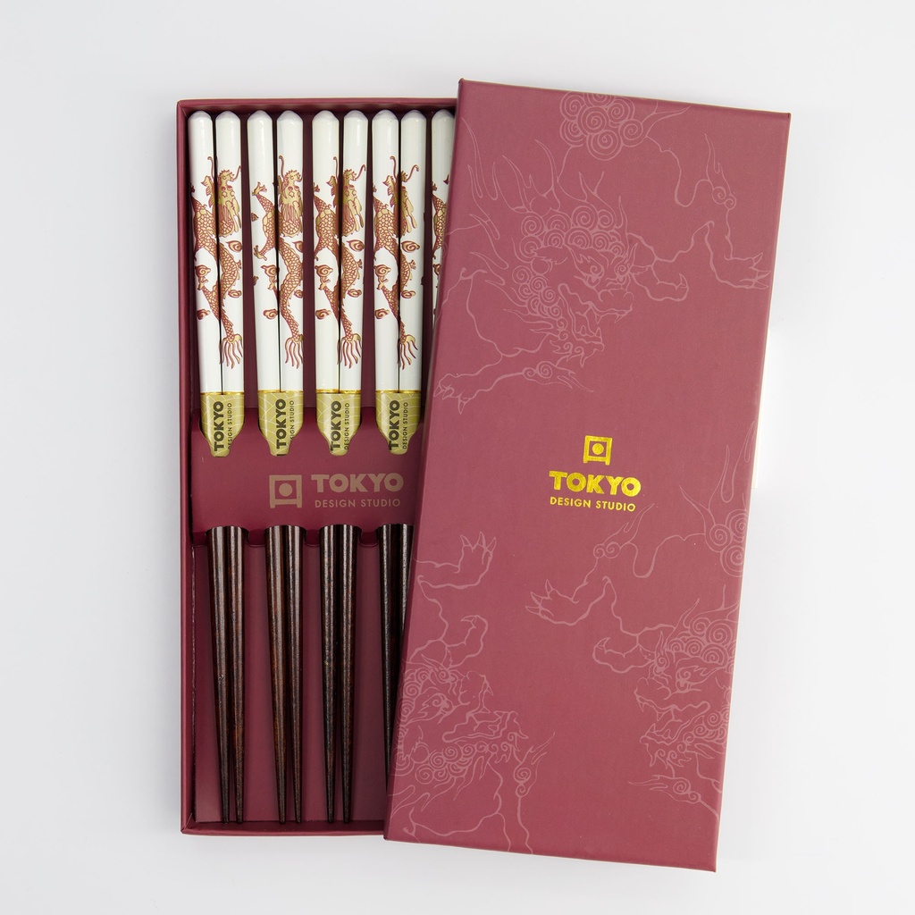 Chopstick Giftset/5 Dragon 17864 1/100