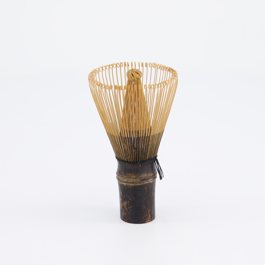 Matcha Whisk (Chasen) 6x11cm Black Bamboo (80strings) 18363 1/25