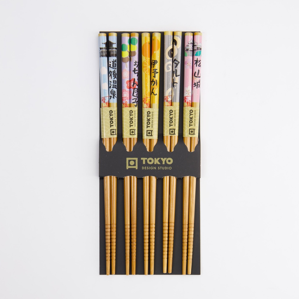 Chopstick Set/5 Colored A2-5 17910 10/200