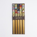 Chopstick Set/5 Lucky Cat A2-19 17913 10/200