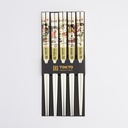 Chopstick Set/5 Erotic Shunga White A3-8 17917 10/200