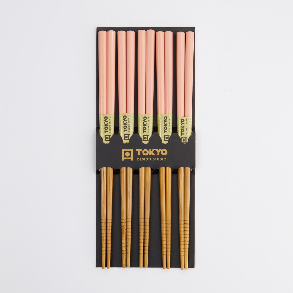 Chopstick Set/5 Pink 14456 10/200
