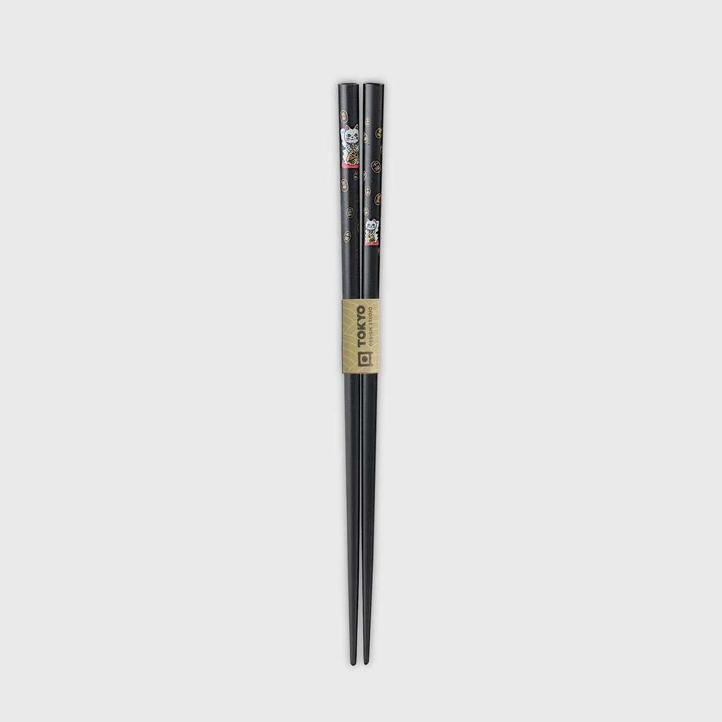 Chopstick Neko Cat Black 8063 50/1000