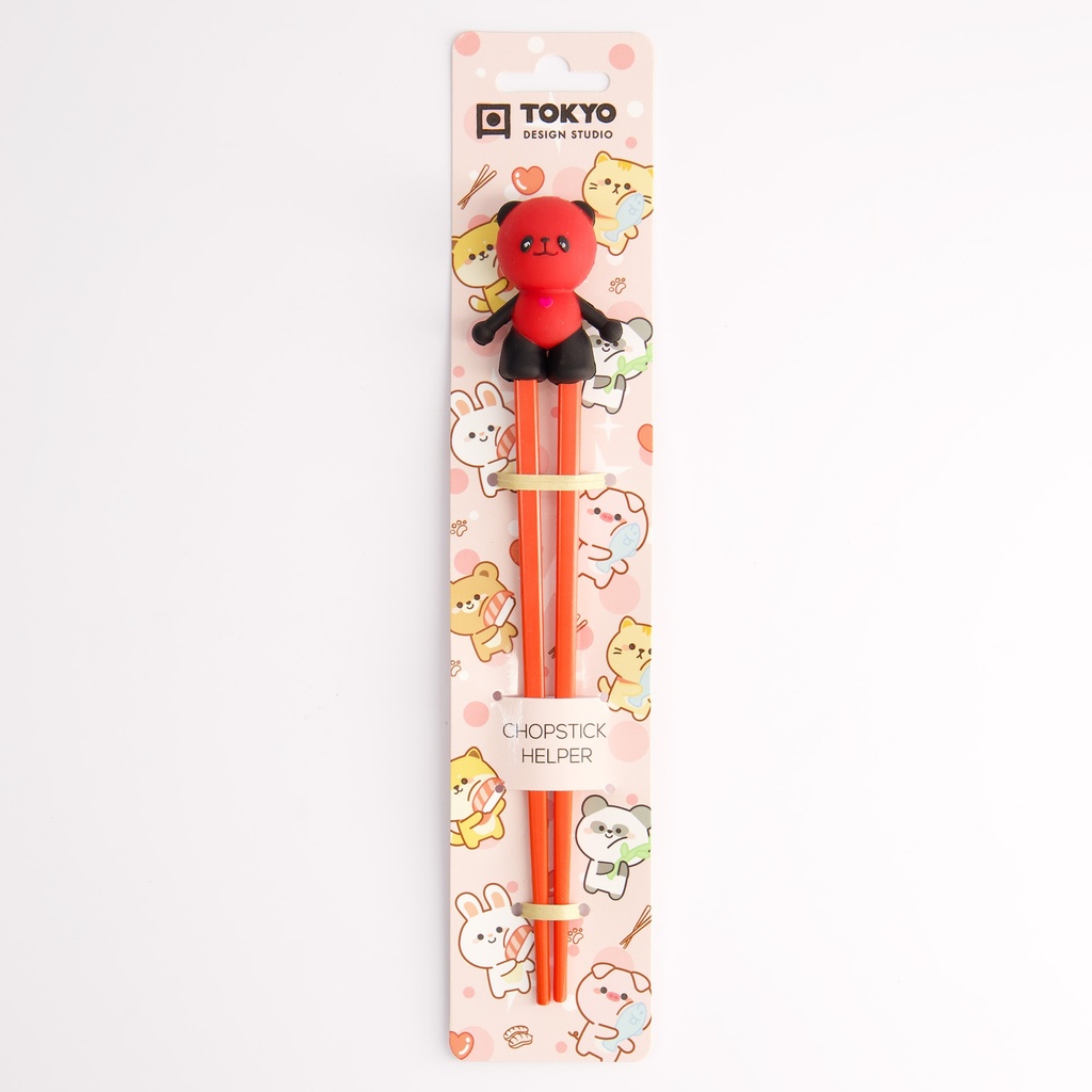 Children Chopsticks Panda Red 22cm 4665 6/240