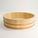 Kitchen Wooden Sushi Hangiri TDK Packing 33x9.5cm Wood F9-2-33 1/10