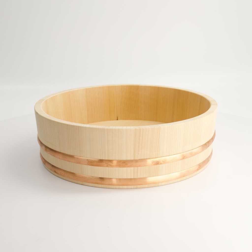 Kitchen Wooden Sushi Hangiri TDK Packing 30x9.5cm F9-2-30 1/10