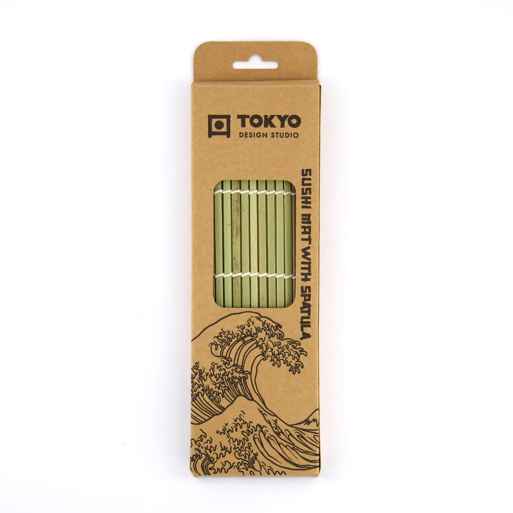 Kitchen TDK FZ Sushi Mat w/spoon 24x24cm Bamboo M-47 10/100