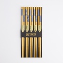 Chopstick Set/5 Blue B-157A 10/200