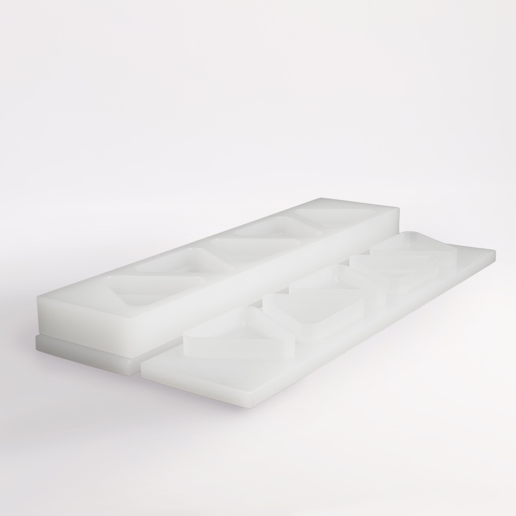 Kitchen Onigiri Mold 5pcs Easy Pull Out Professional 7.9x6.9x3cm