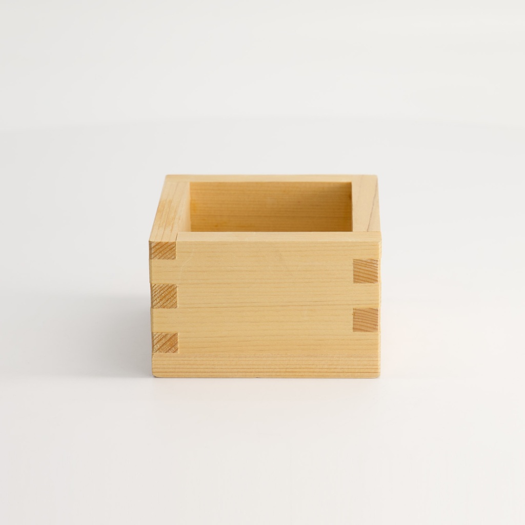 Wooden Sake Cup Masu 8.2x8.2x5cm 12207 4314 1/200