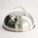 Kitchen Stainless Steel 27.3x10.5cm Steak Cover 1/10