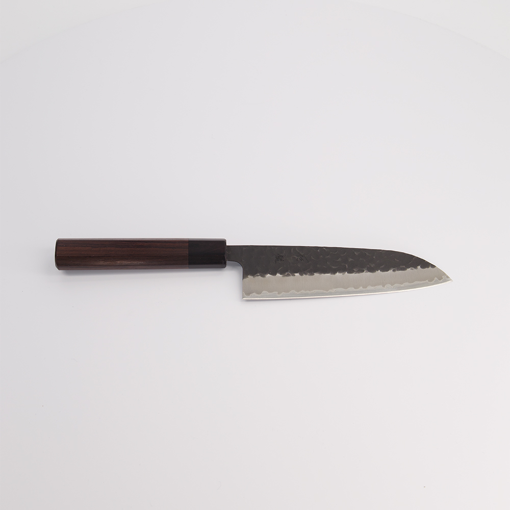 Knife Ishizuchi Aogami Super Kurohada Stainless- Santoku Rosew.16.5cm 68905601 1/1