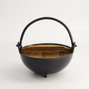 Kitchen Sukiyaki Pot w/Wooden Lid 15cm 292023 1/10