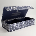 Paper Giftbox 5A 42x20.8x8.8cm Sakura Blue/White Ramen bowl 2pcs 1/6