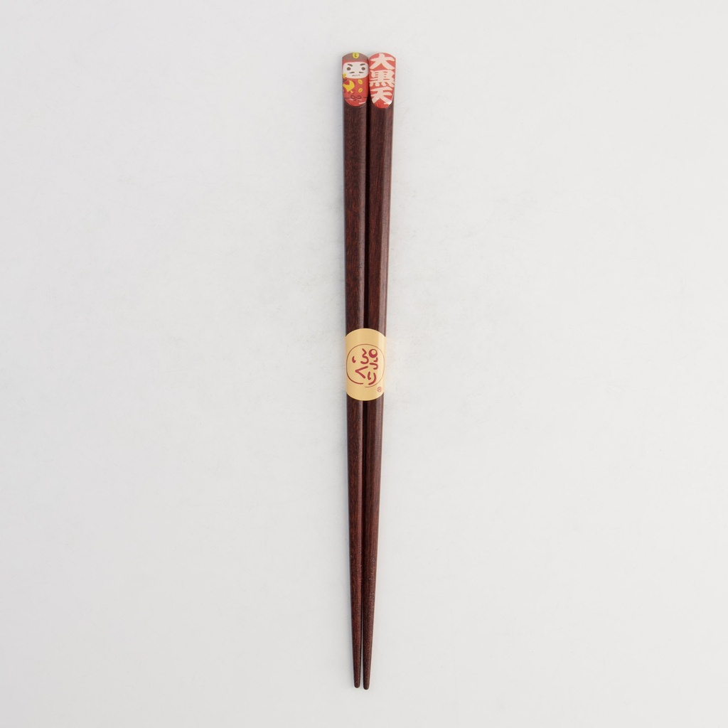 Japanese Chopstick Seven Lucky Gods Daikokuten 23cm 119496 1/10