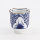 Lily Flower Cup 7.8x8.2cm 250ml Blue 21147 10/80