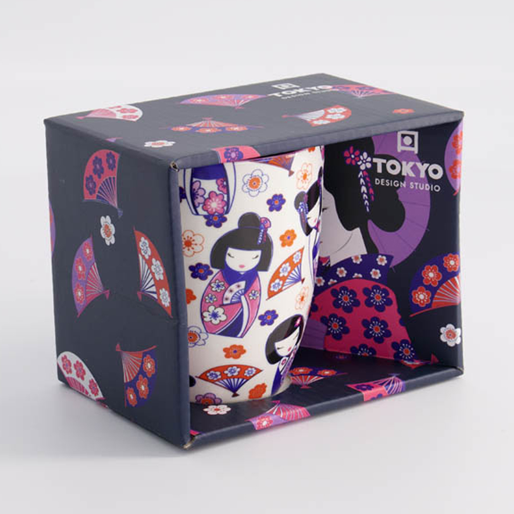 Kawaii Maiko Mug W/Giftbox 8.5x10.2cm 340ml 21532 1/36