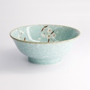 Light Blue Sakura Ramen Bowl 21x9cm 1300ml 3/24