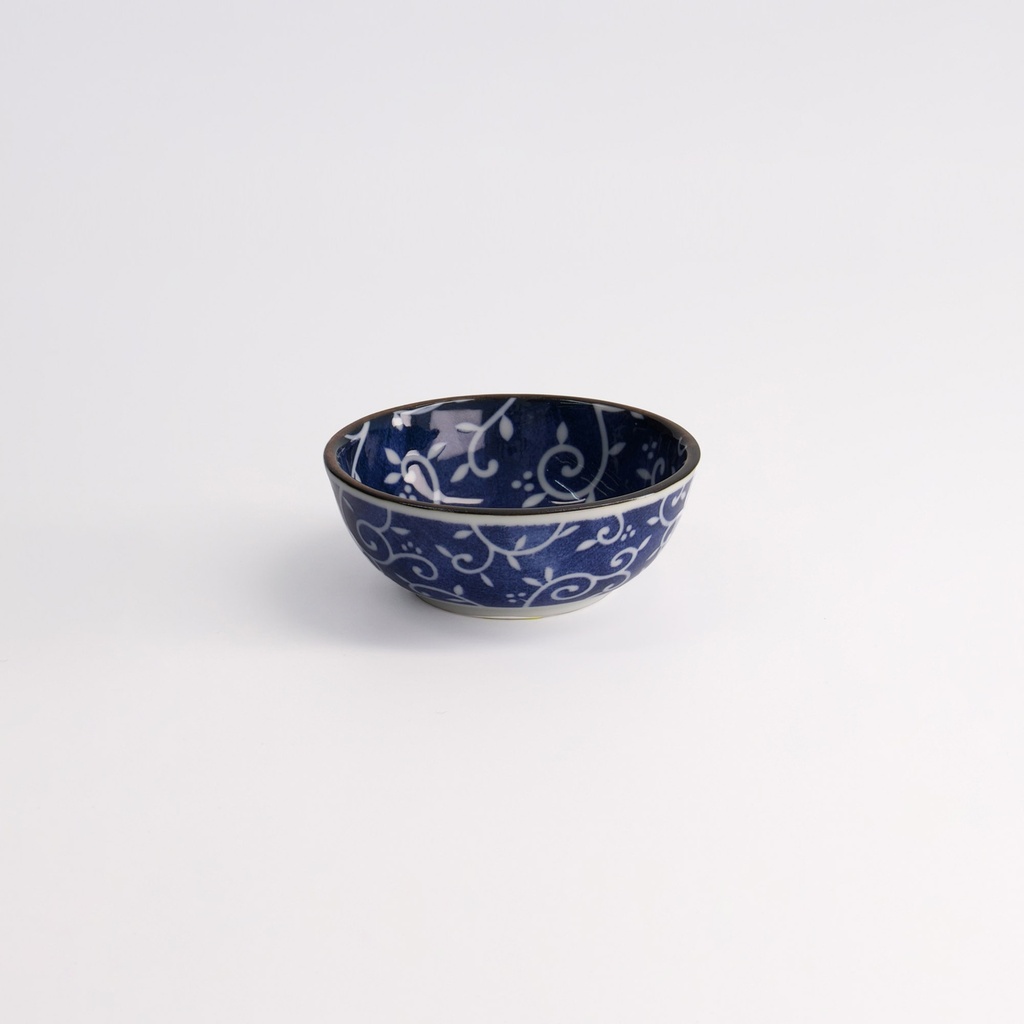 Tokyo Blue Karakusa Dish 9x3.5cm HB-15 12/192