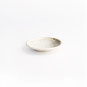 Yukishino Round Plate 9.8x1.7cm Br/Wh 21613 12/192