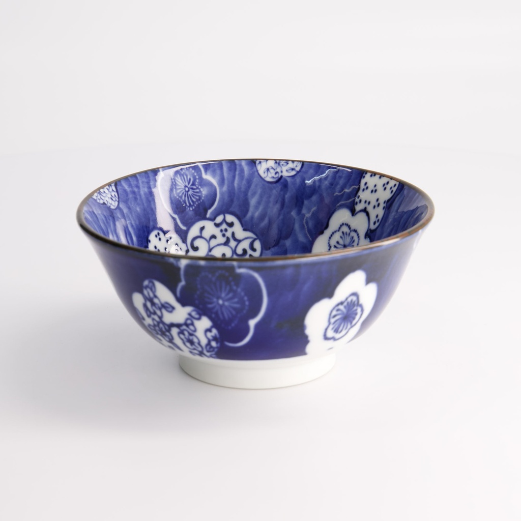 Mino Blue Mixed Bowls Tayo Bowl 15x7cm Ume 21652 6/48
