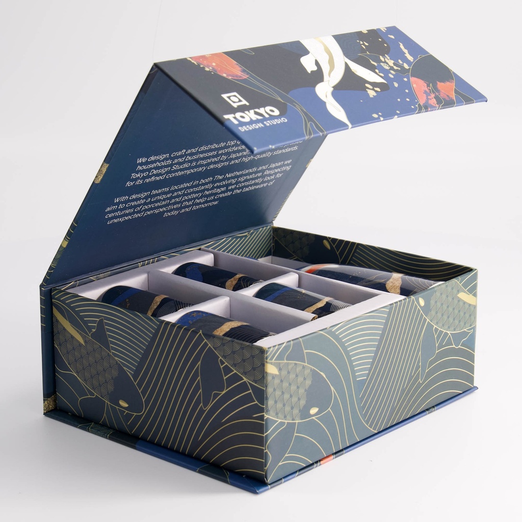 Kawaii Koi Sake Set 1:4 120/50ML 21673 1/12