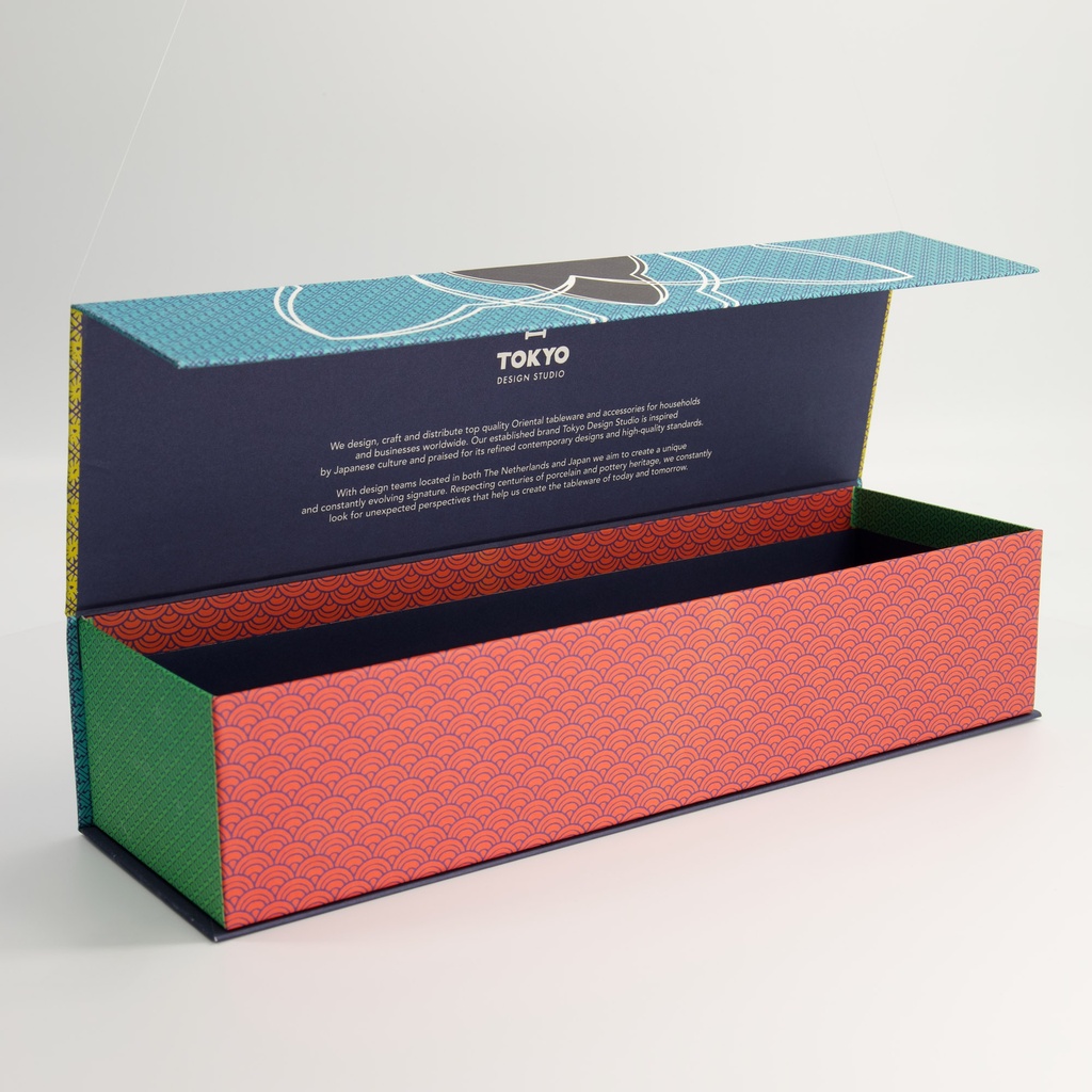 Paper Giftbox 27A 38.6x11.7x8.4cm Lily Flower Cup Med 4ps