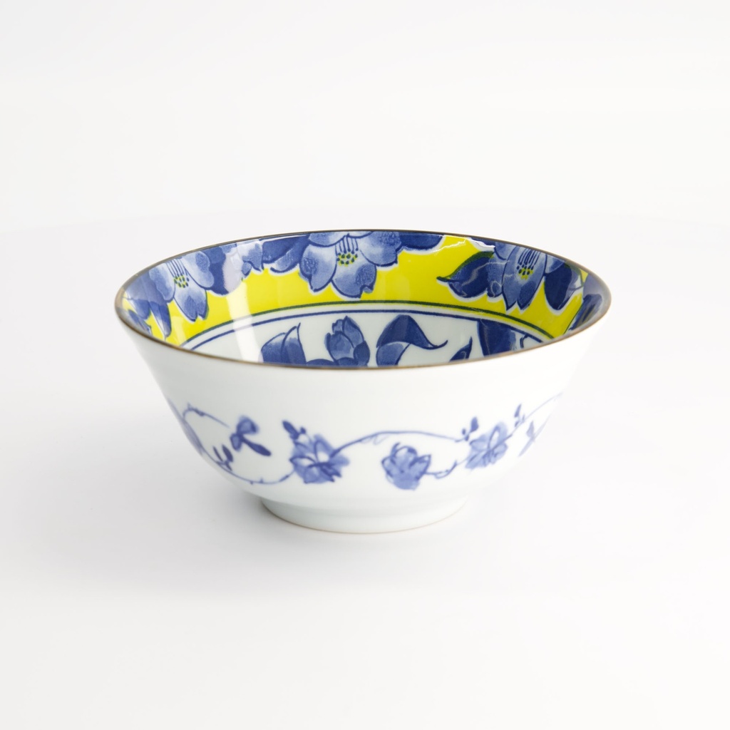 Tsubaki Tayo Bowl 15.2x6.7cm Yellow/Blue 21734 6/48